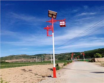 陜西延安甘泉新農(nóng)村太陽(yáng)能路燈項(xiàng)目