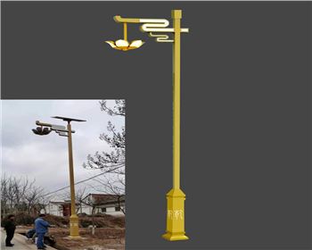 寶雞鳳翔美麗鄉村太陽能路燈項目